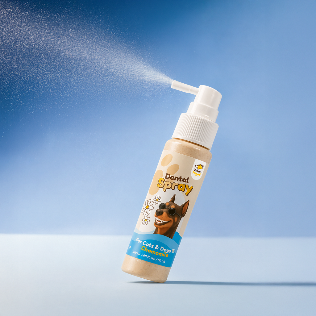 URBAN MOOF| ฺDental Spray ผลิตภัณฑ์ดูแลช่องปากสัตว์เลี้ยง