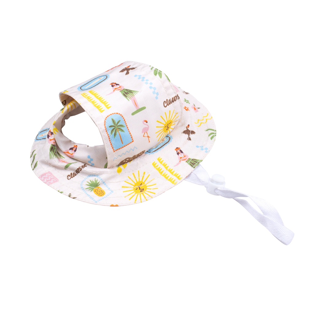 CLAWSET Studio | Hawaii's Calling! -Pet Hat- Sand