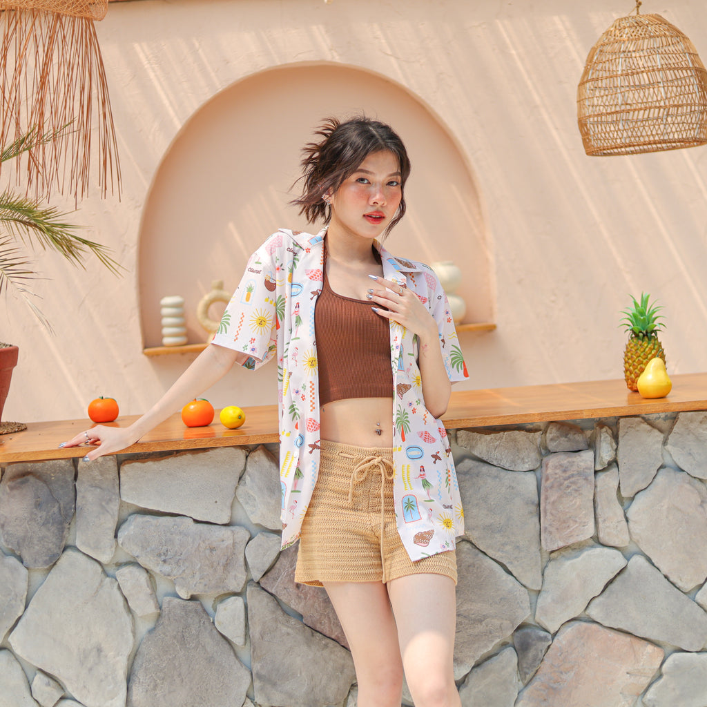 CLAWSET Studio | Hawaii's Calling! -Human Shirt- Sand