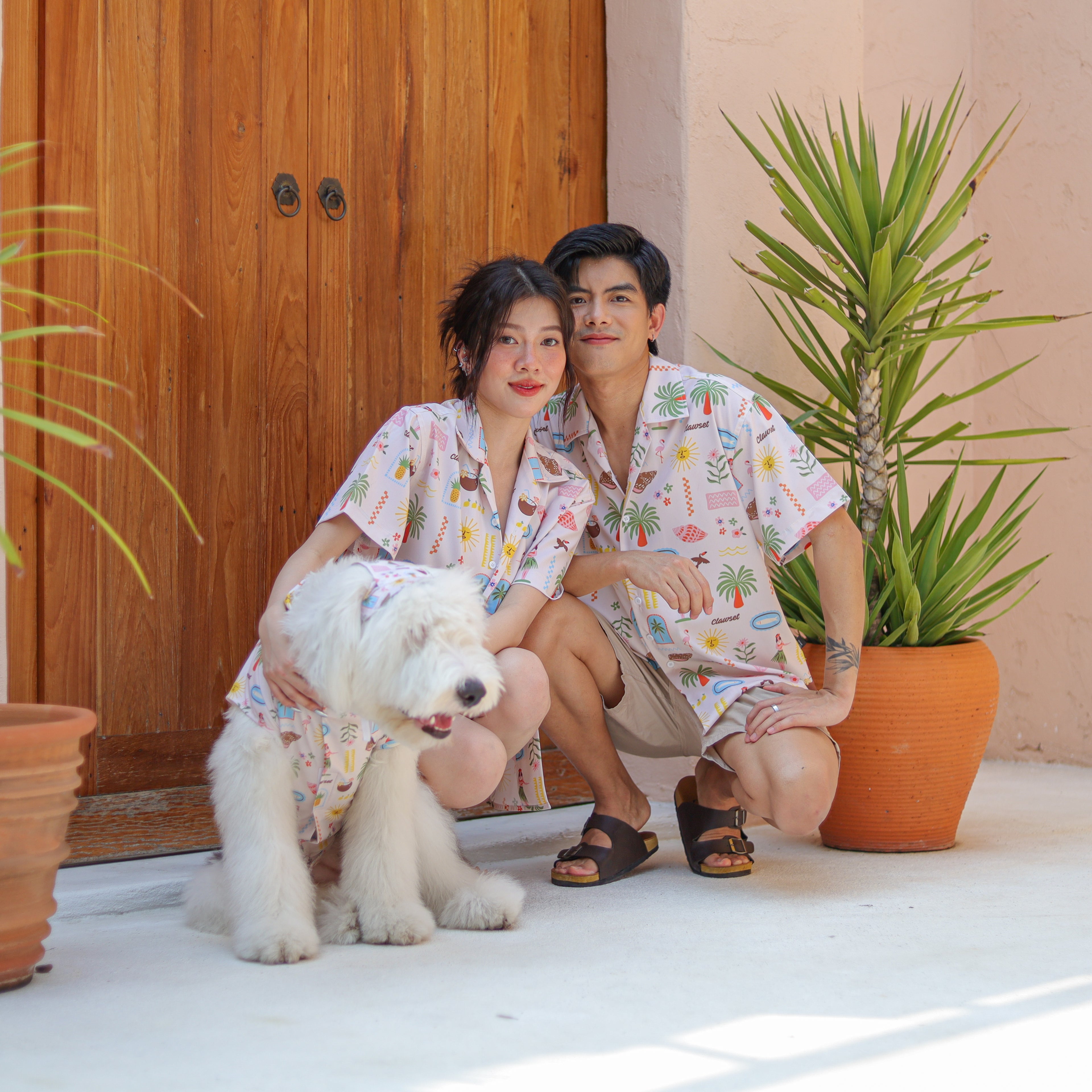 CLAWSET Studio | Hawaii's Calling! - Pet Shirt - Sand