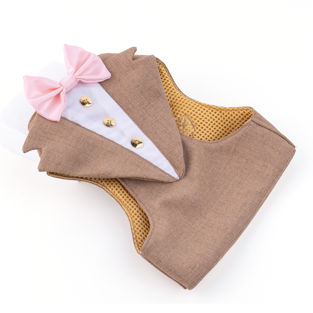 CLAWSET Studio | Bride & Groom Harness Set - Groom - Brown