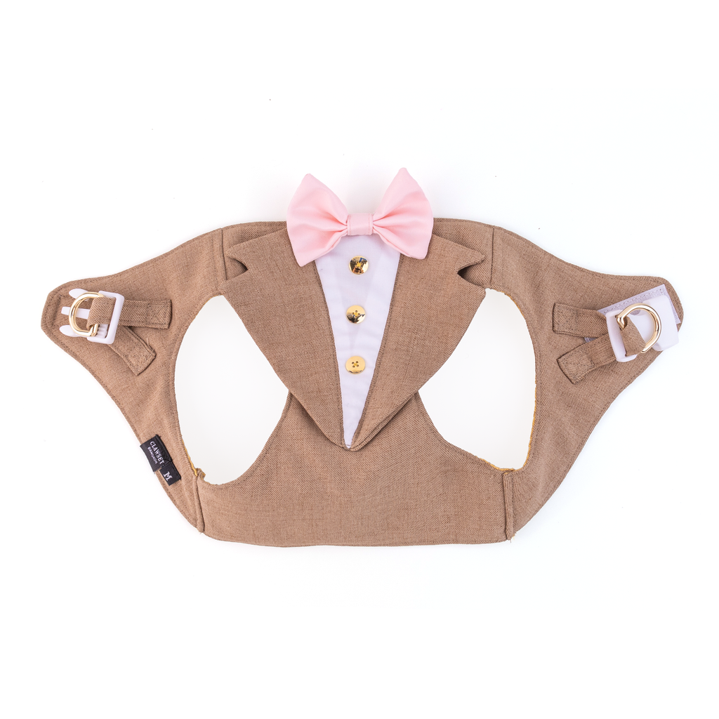 CLAWSET Studio | Bride & Groom Harness Set - Groom - Brown