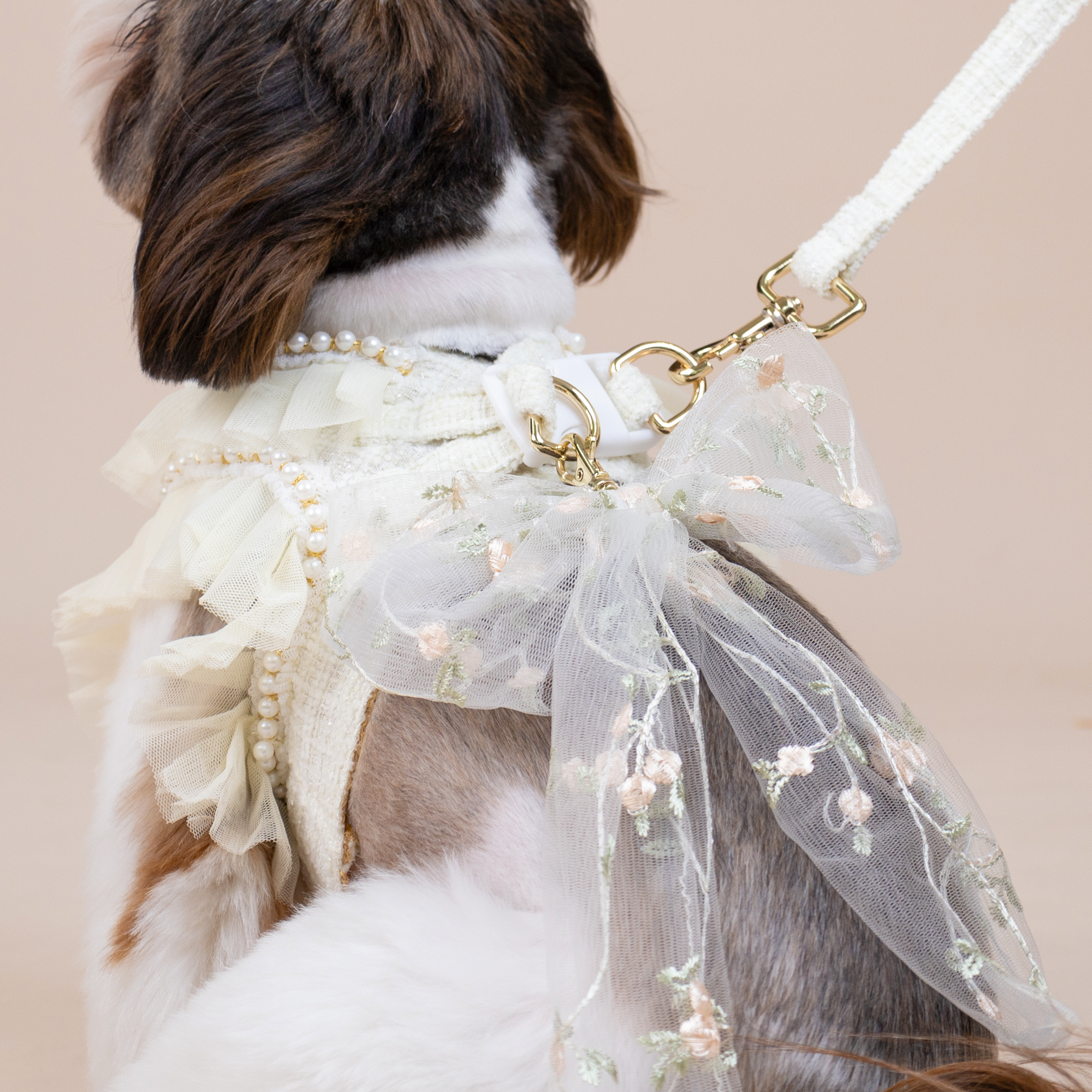 CLAWSET Studio | Bride & Groom Harness Set - Bride- Cream