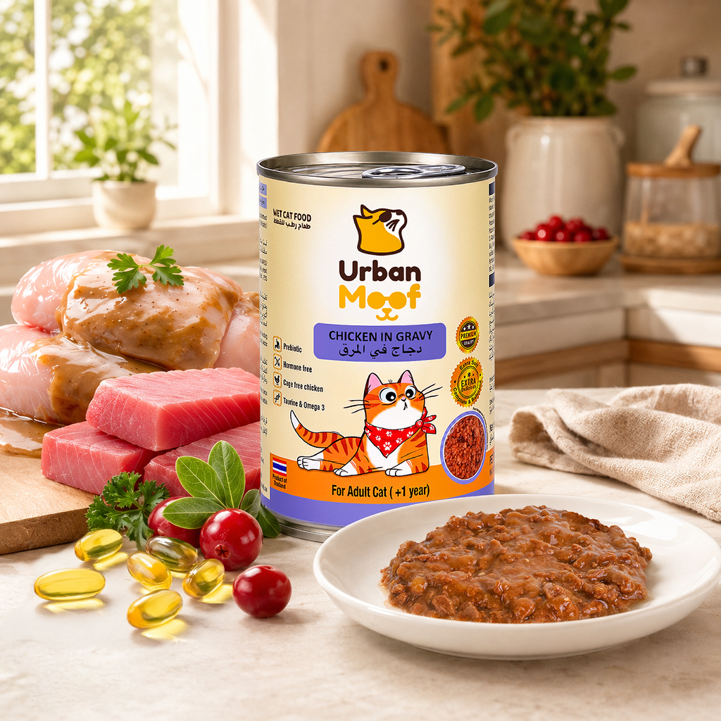 URBAN MOOF | WET CAT FOOD -  CHICKEN IN GRAVY