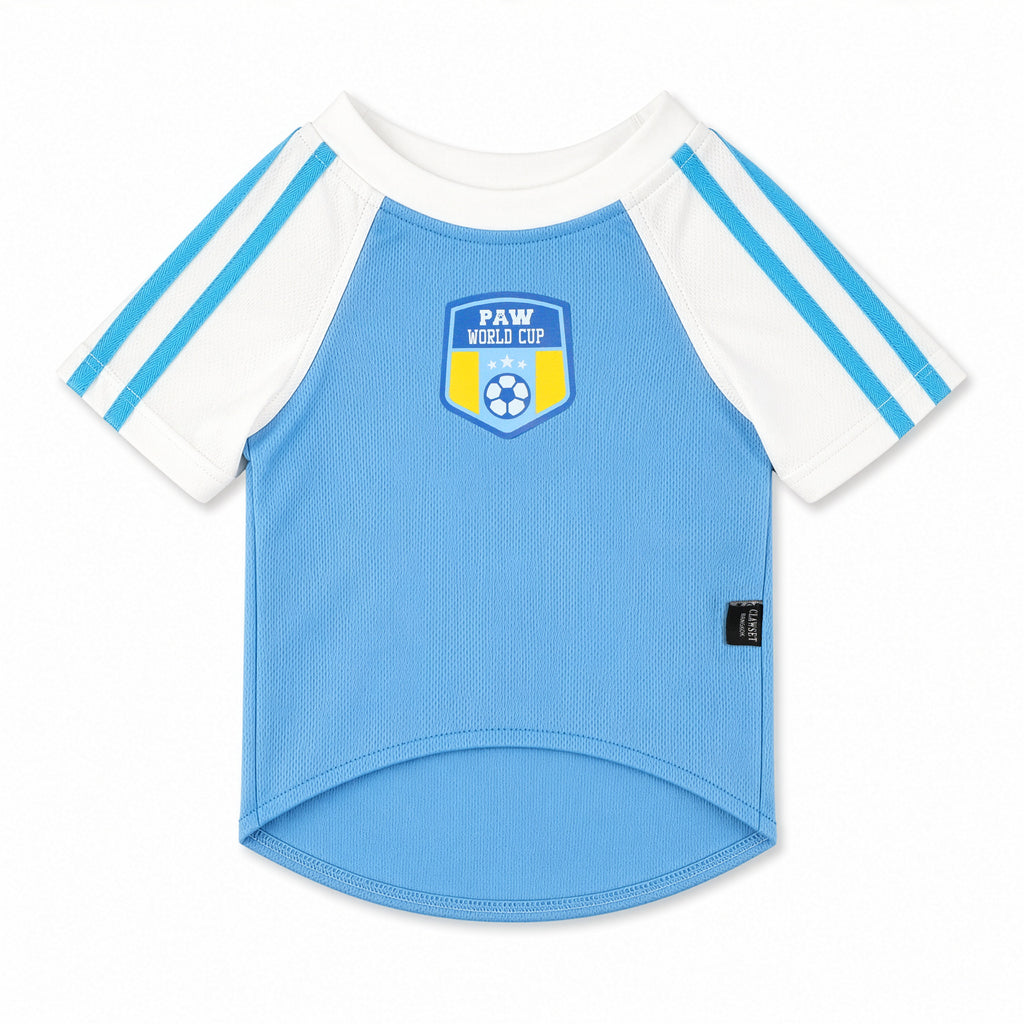 CLAWSET Studio® | PAW WORLD CUP 2026 -Argentina เสื้อฟุตบอลสัตว์เลี้ยงทีมชาติอาร์เจนติน่า
