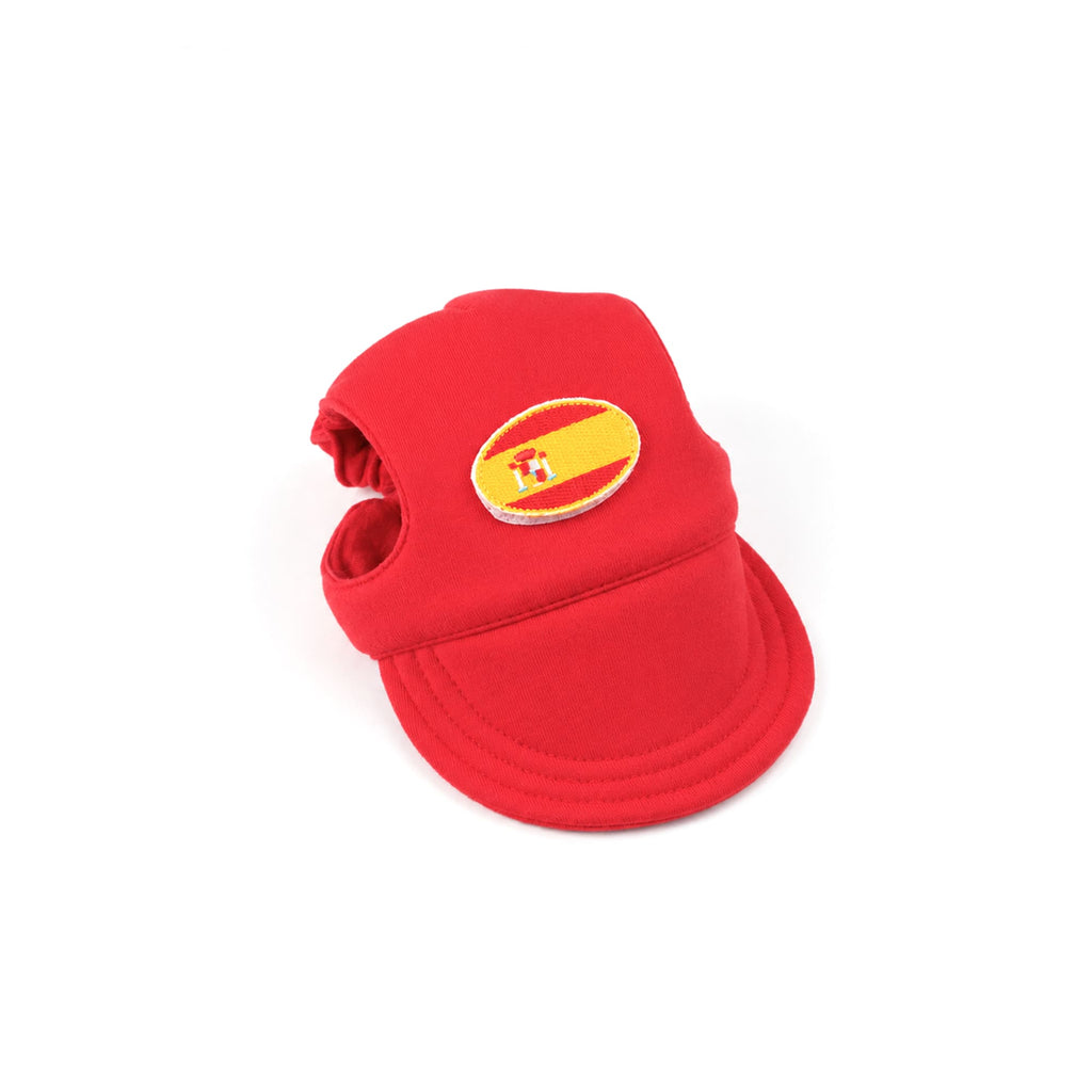 Coolkid Paw World Cup Hat – Red– Spain Patch