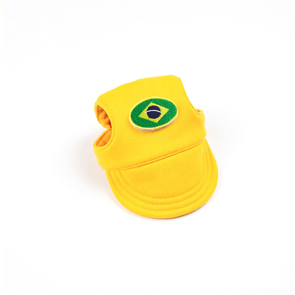 Coolkid Paw World Cup Hat – Yellow– Brazil Patch