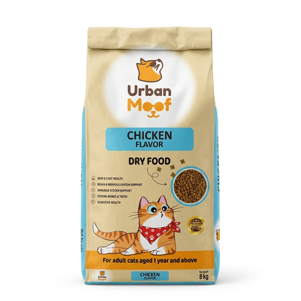 URBAN MOOF | DRY CAT FOOD -  CHICKEN