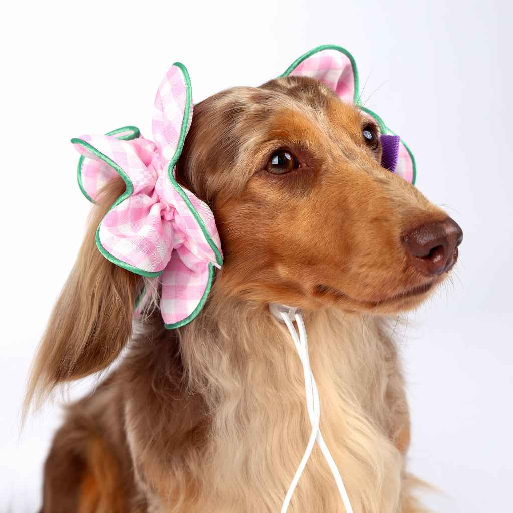 CLAWSET Studio® Picnic Bloom | Flower Scrunchies - Pink