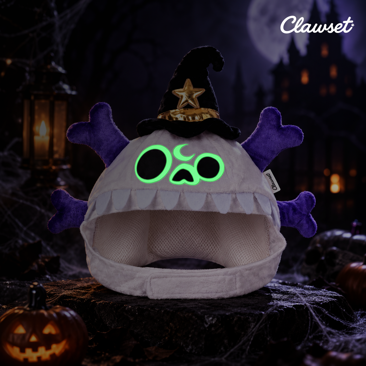 CLAWSET Studio® | Academy Magician- Wizard Skull Headwear