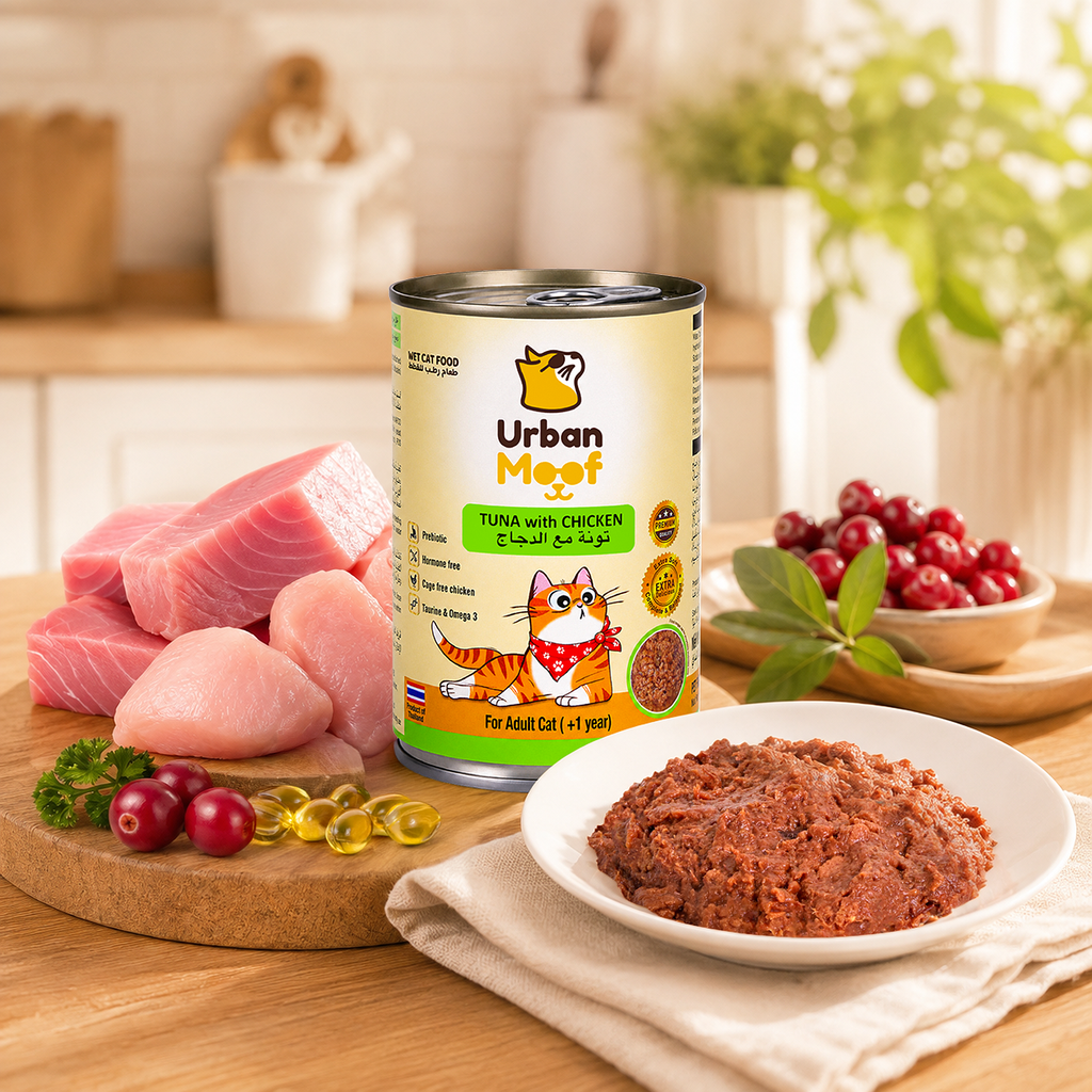 URBAN MOOF | WET CAT FOOD -  TUNA WITH CHICKEN