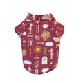 CLAWSET Studio | Hawaii's Calling! - Pet Shirt - Maroon