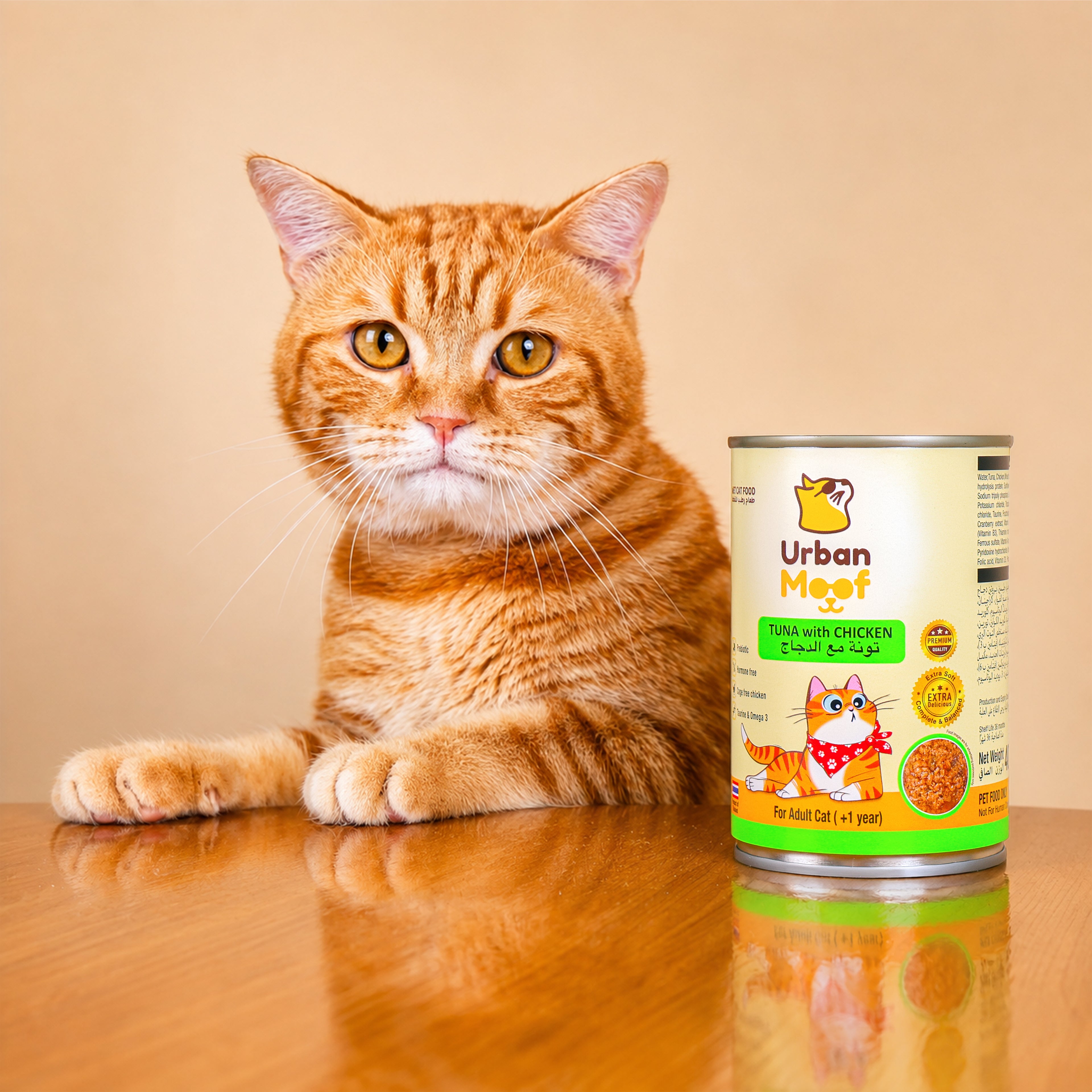 URBAN MOOF | WET CAT FOOD -  TUNA WITH CHICKEN