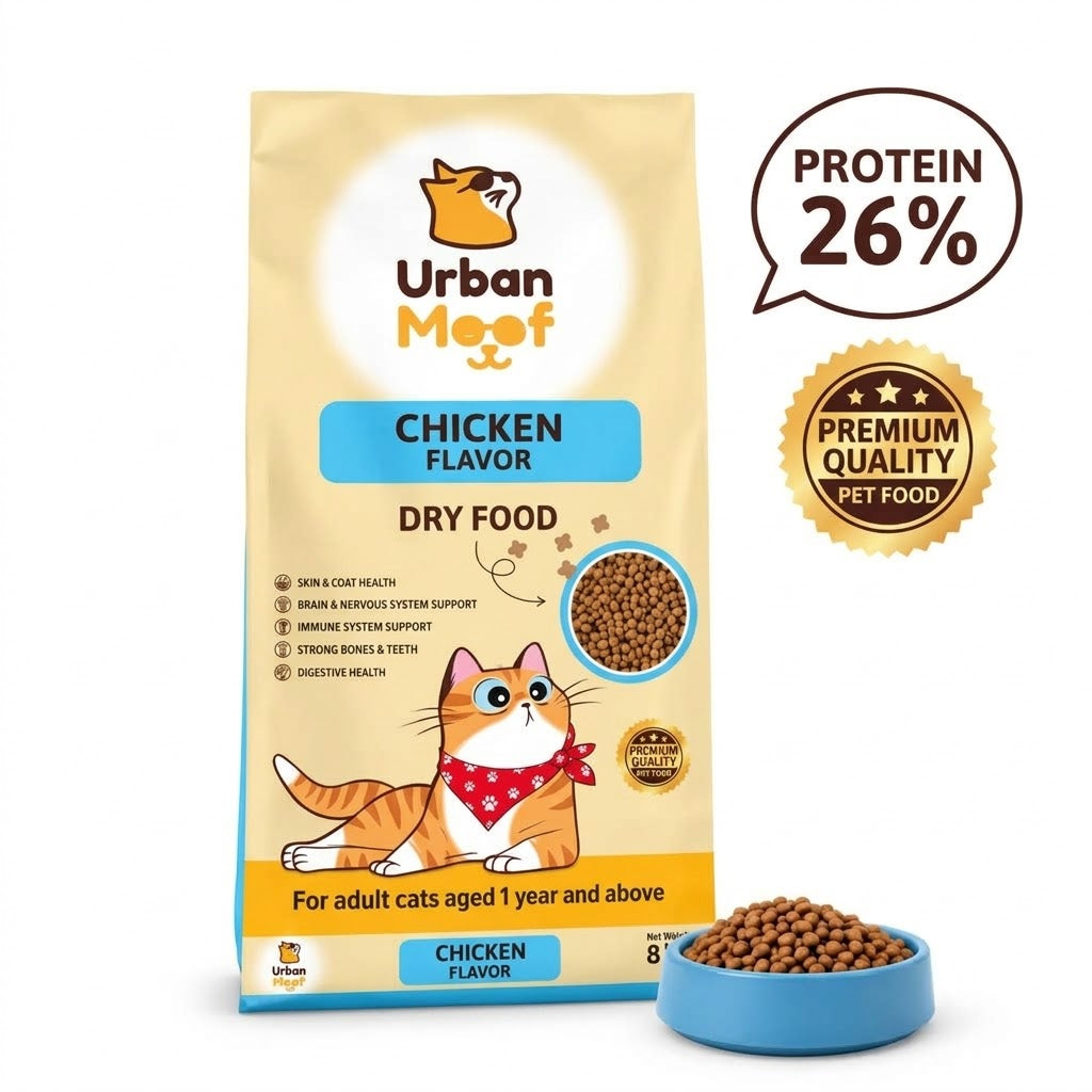 URBAN MOOF | DRY CAT FOOD -  CHICKEN