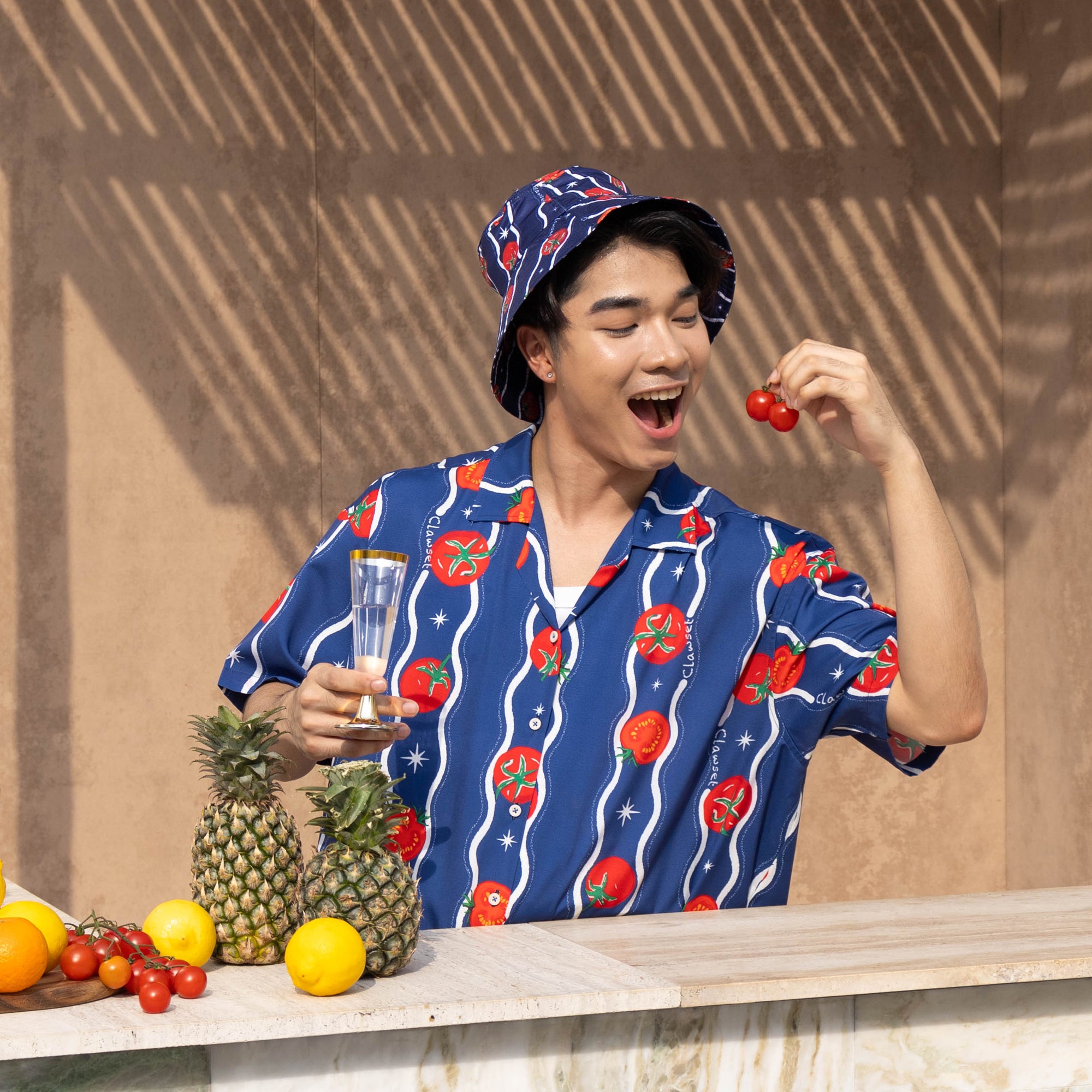 CLAWSET Studio | Italian Summer -Human Shirt- Tomato