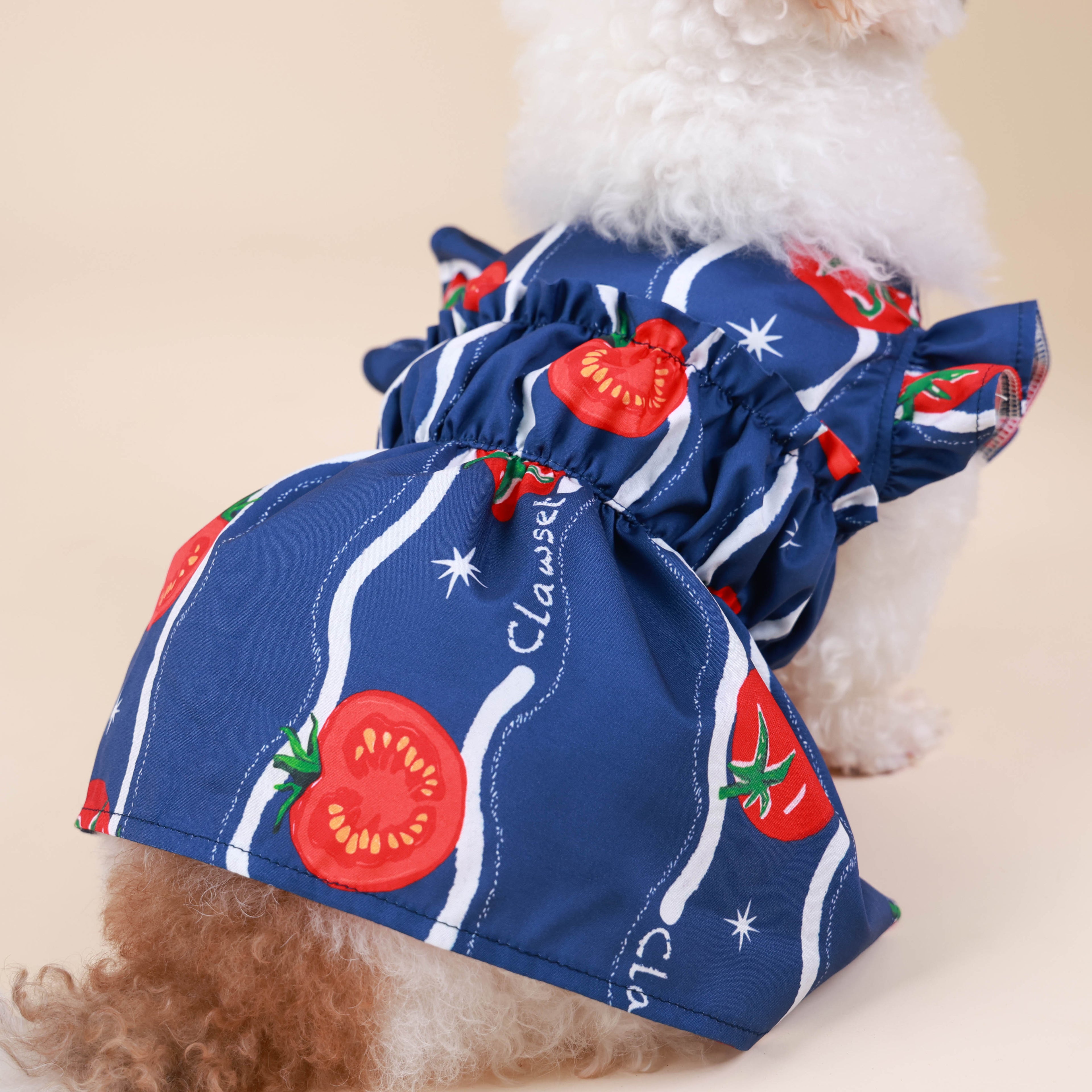 CLAWSET Studio | Hawaii Italian Collection -  Dress - Tomato