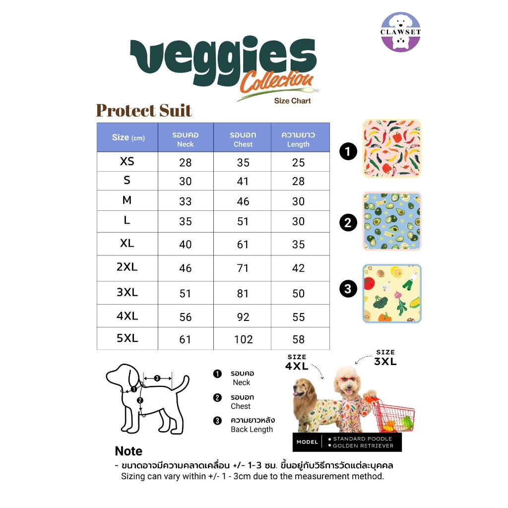 CLAWSET Studio | Veggie Protection suit - Spicy