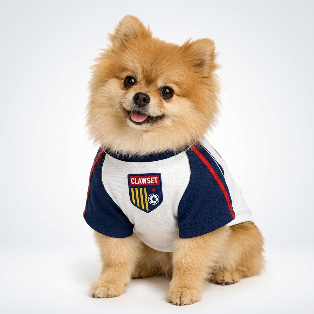 CLAWSET Studio® | PAW WORLD CUP 2026 - England เสื้อฟุตบอลสัตว์เลี้ยงทีมชาติอังกฤษ