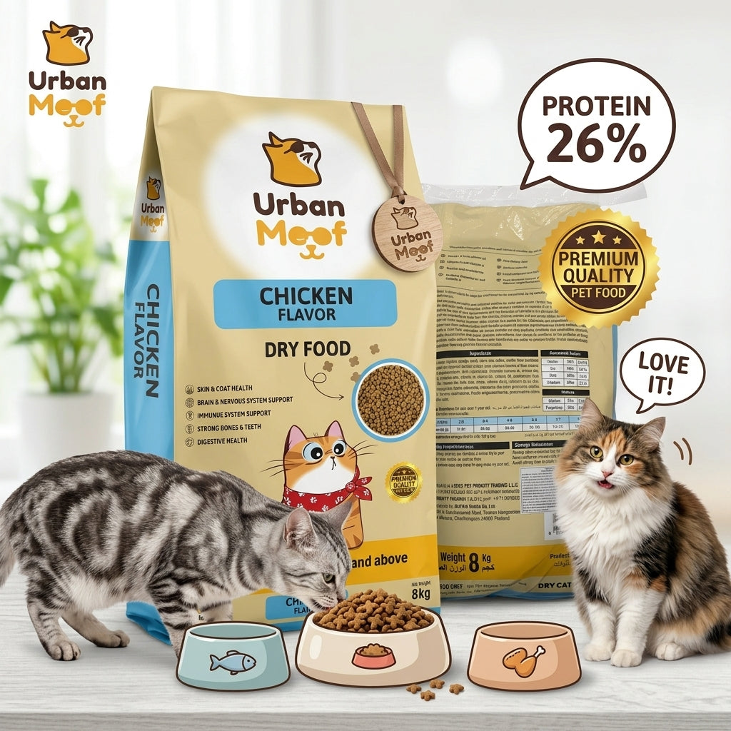URBAN MOOF | DRY CAT FOOD -  CHICKEN