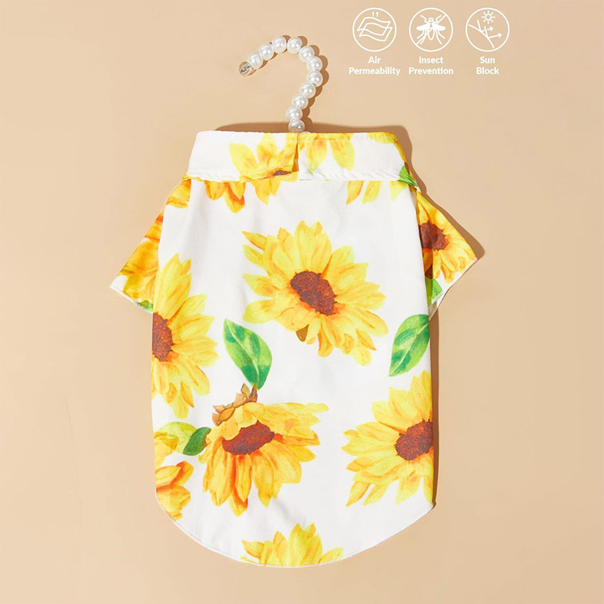 BP1766-summer-sunflower-shirt-dog